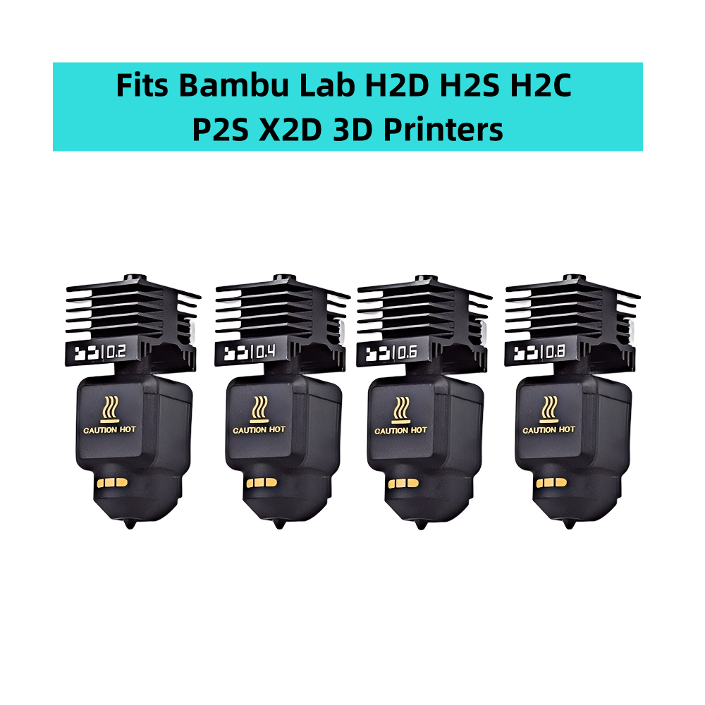 3D Printing Result - หัวฉีดเหล็กแข็งแบบถอดได้ HF High-Flow สำหรับเครื่องพิมพ์ 3 มิติ