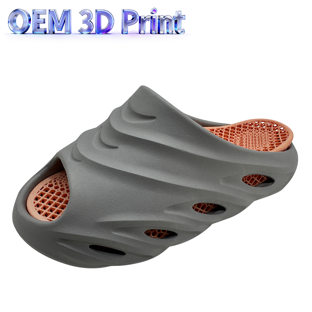 3D Printing Sla - คอลเลคชั่นฤดูร้อนแบบกำหนดเอง รองเท้าแตะพิมพ์ 3 มิติ ภาพถ่ายแบบพลิกได้ ทำจากเรซิ่นยางนิ่ม
