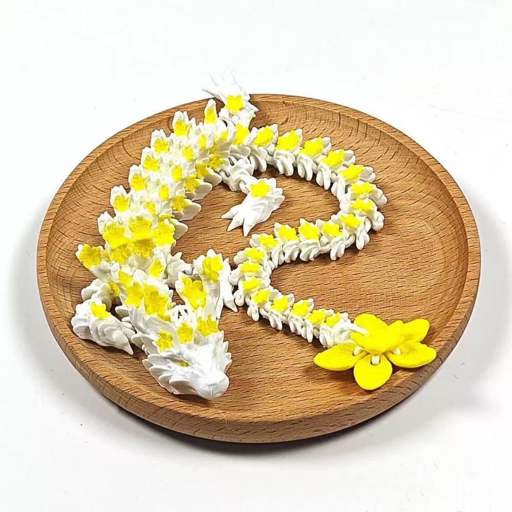 3D Printing Lamp - มังกรจำลองพิมพ์ 3 มิติ มังกรซากุระแบบหมุนได้ มังกรไดเซราทอปส์พิมพ์ 3