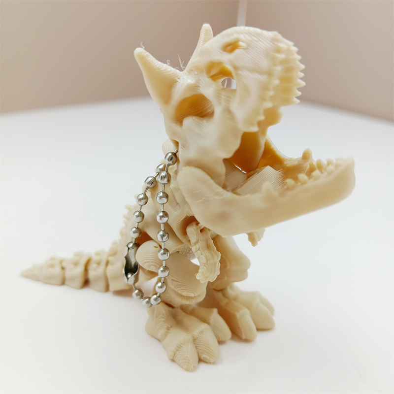 3D Printing Fidget Toys - โมเดลโครงกระดูกไทแรนโนซอรัส เร็กซ์ที่พิมพ์ด้วยระบบ 3 มิติ – ข้อต่อหมุนได้,