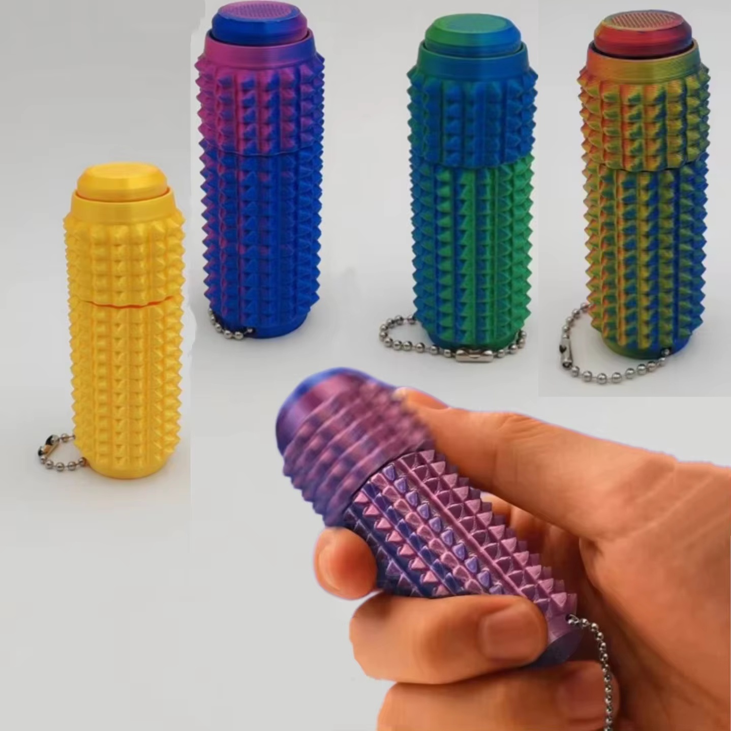 3D Printing Fidget Toys - ของเล่นคลิกปุ่ม 3 มิติ รูปทรงหนาม ตลกๆ แบบพิมพ์
