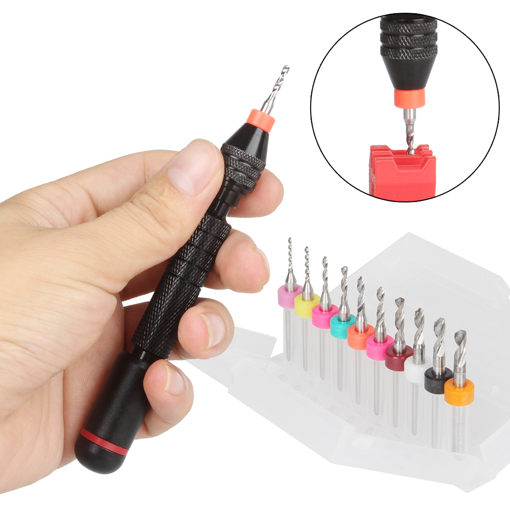 3D Printing Sla - ชุดเครื่องมือเครื่องพิมพ์ 3 มิติสำหรับ SLA/FDM ด้ามจับสว่านมือ เครื่องมือเจาะแบบหมุน