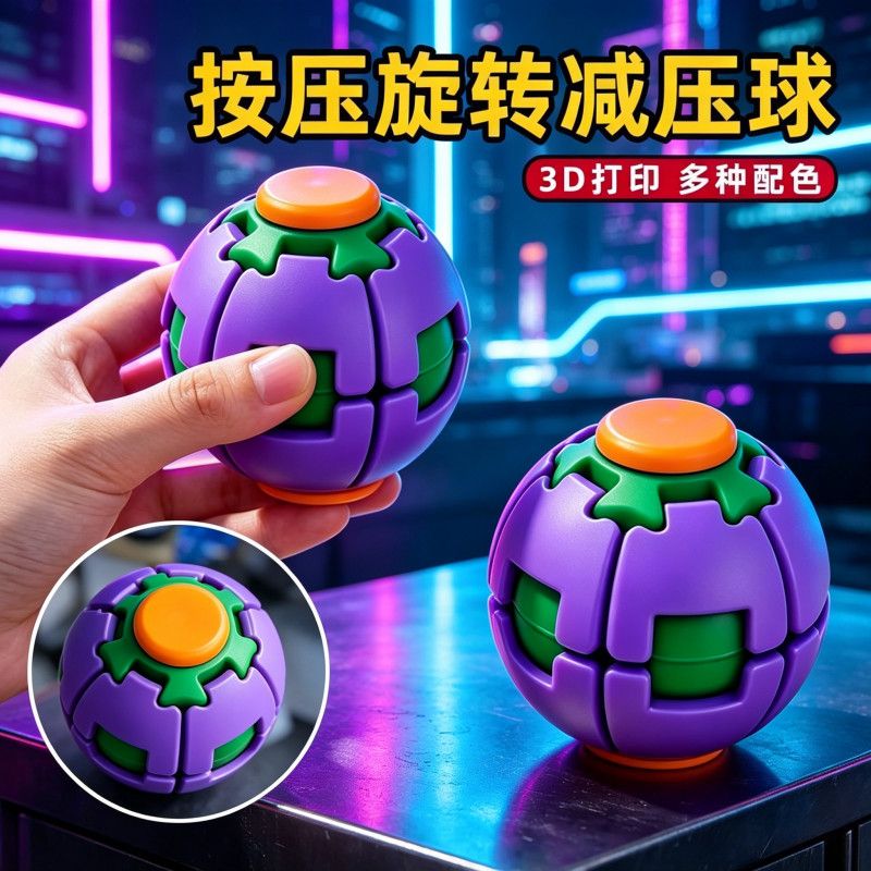 ลูกบอลหมุนได้ 3 มิติ พิมพ์ด้วย - 3D Printing Fidget Toys บทวิจารณ์และราคา