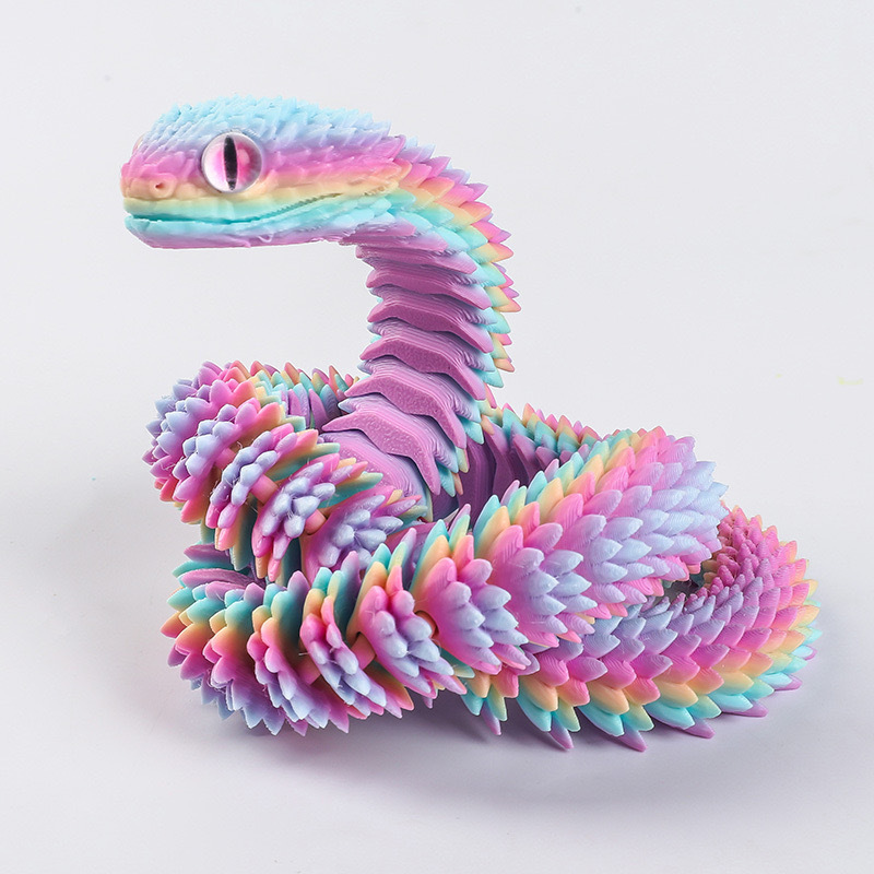 ของตกแต่งโต๊ะทำงานรูปงู 3 มิติ - 3D Printing Fidget Toys บทวิจารณ์และราคา