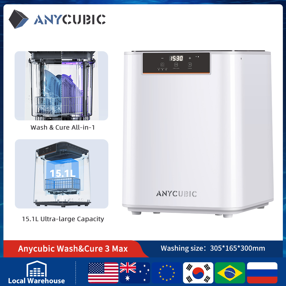 เครื่องล้างและอบ ANYCUBIC Wash - 3D Printing Sla บทวิจารณ์และราคา