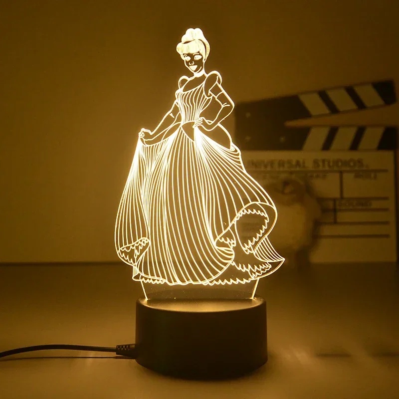 3D LED โคมไฟดิสนีย์ เจ้าหญิงกา - 3D Printing Lamp บทวิจารณ์และราคา