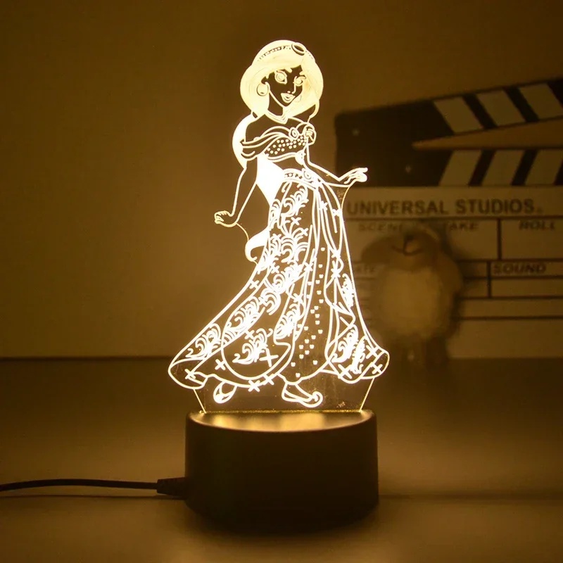 3D LED โคมไฟดิสนีย์ เจ้าหญิงกา - 3D Printing Lamp บทวิจารณ์และราคา