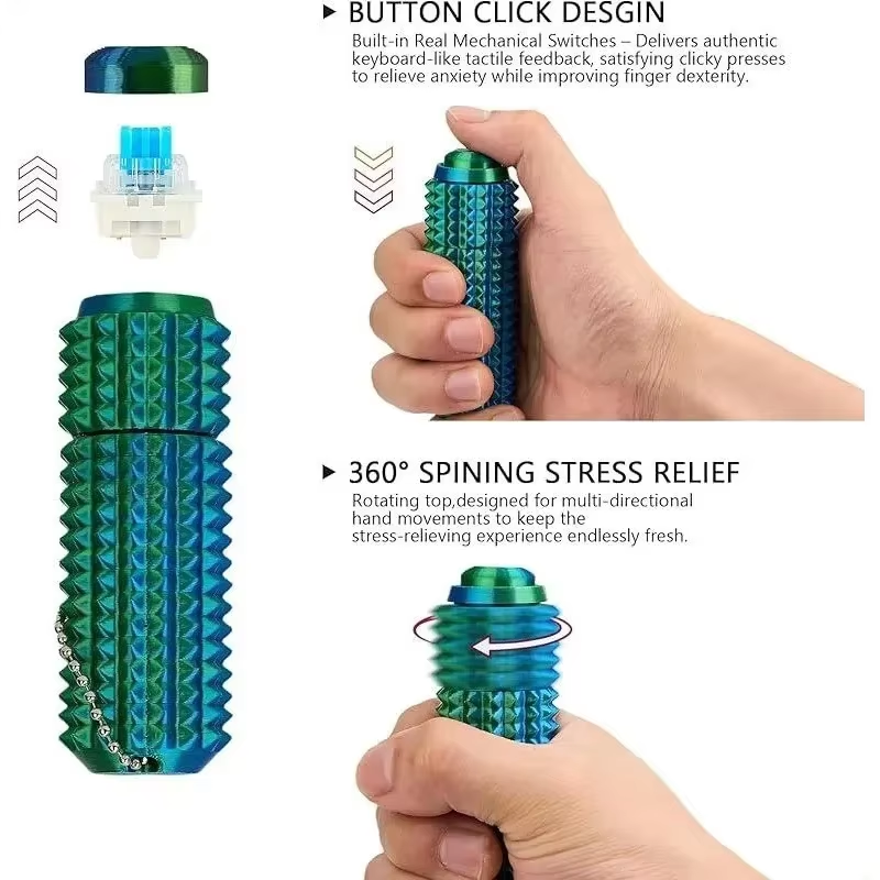 ของเล่นคลิกปุ่ม 3 มิติ รูปทรงห - 3D Printing Fidget Toys บทวิจารณ์และราคา