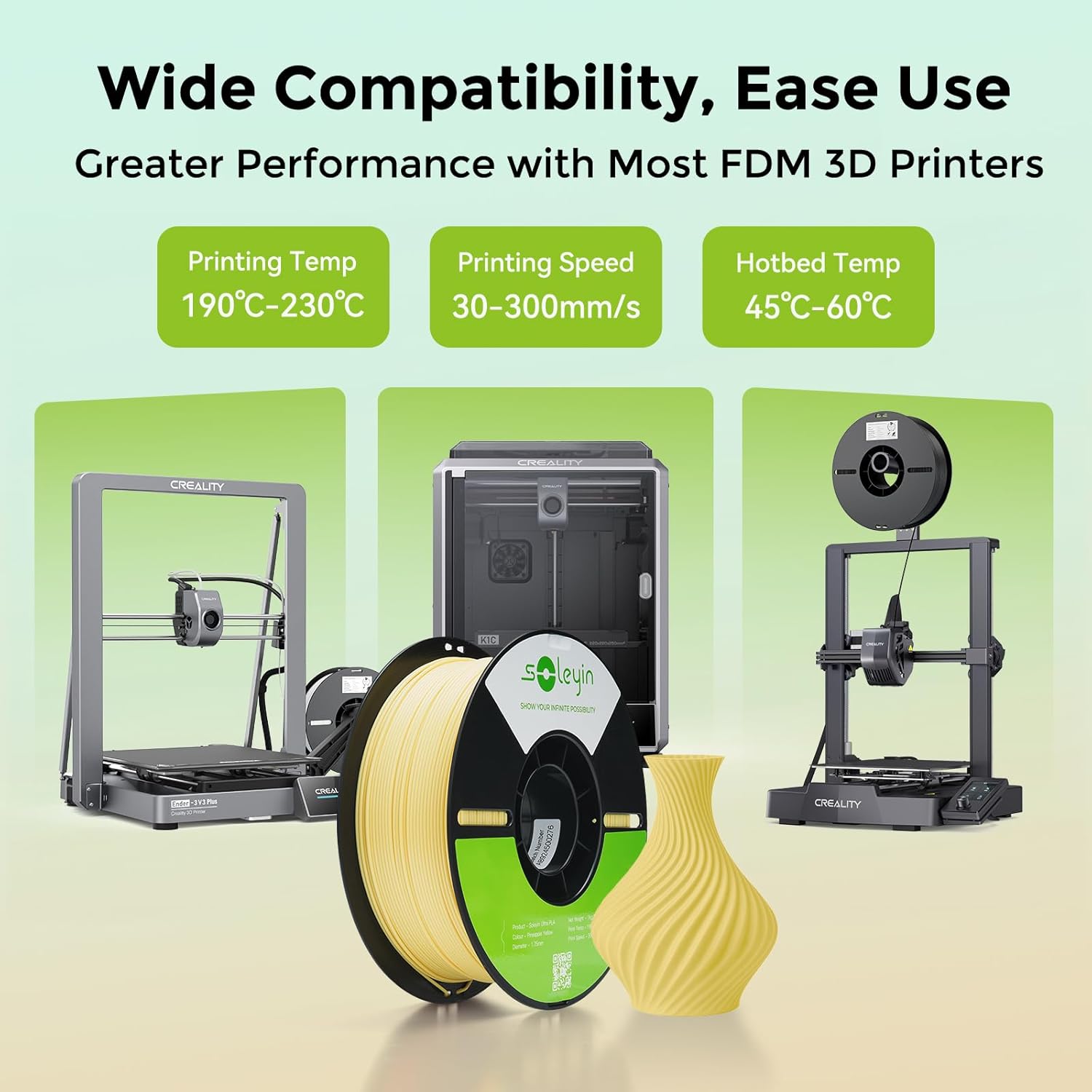 ไส้พิมพ์ 3 มิติ Creality Premi - 3D Printing Result บทวิจารณ์และราคา