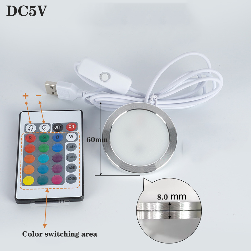 ไฟใต้ตู้แบบหรี่แสงได้ 5V USB R - 3D Printing Lamp บทวิจารณ์และราคา