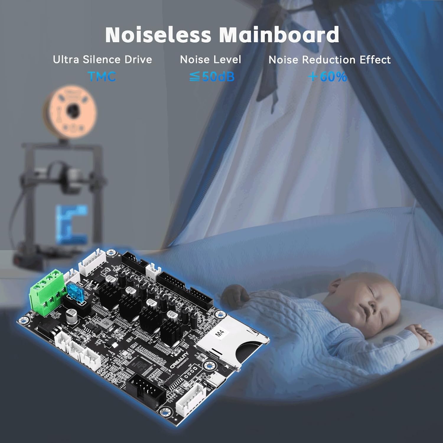 Creality ender 3 V3 SE เมนบอร์ - Motherboard 3D Printer บทวิจารณ์และราคา