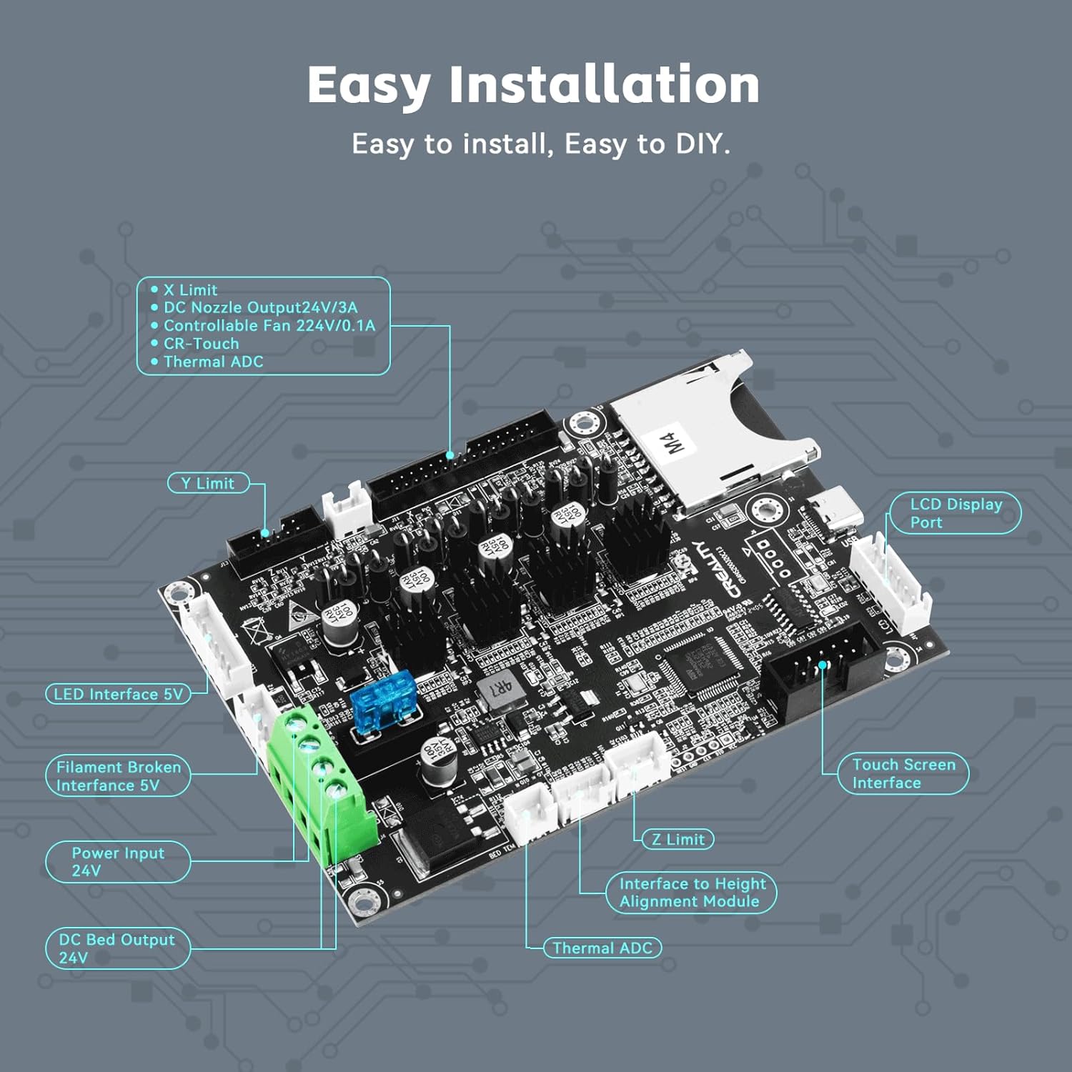Creality ender 3 V3 SE เมนบอร์ - Motherboard 3D Printer บทวิจารณ์และราคา