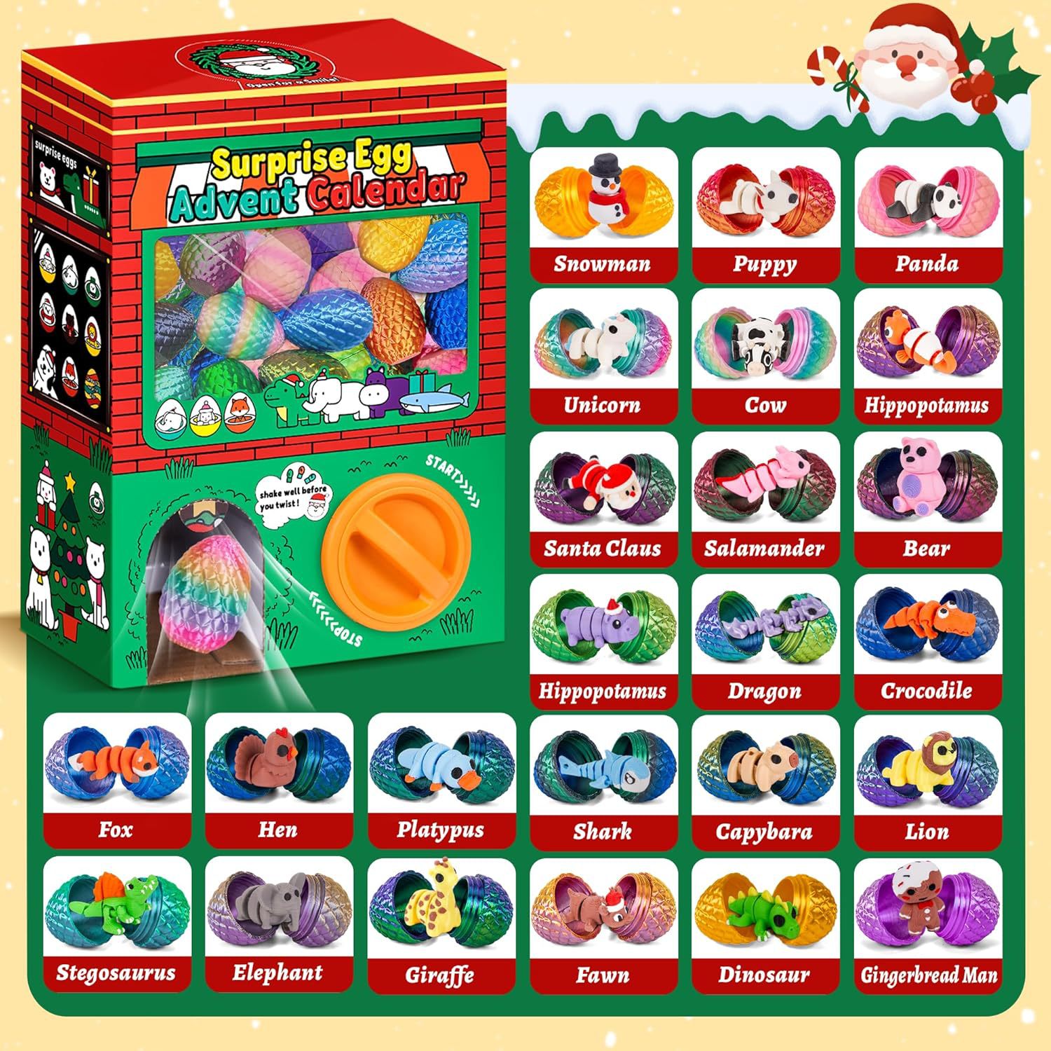 กล่องของขวัญเซอร์ไพรส์ 24 ชิ้น - 3D Printing Fidget Toys บทวิจารณ์และราคา