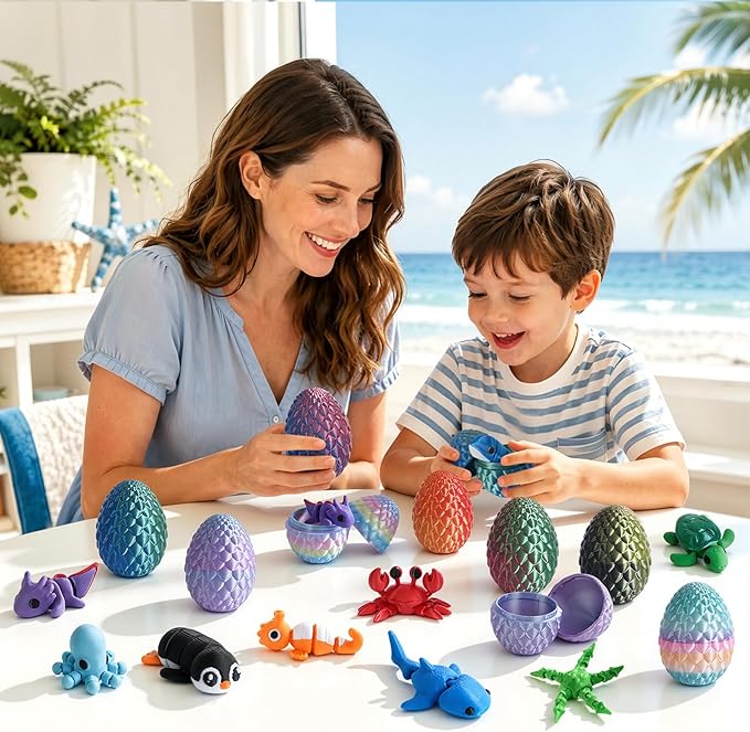 กล่องของขวัญเซอร์ไพรส์ 24 ชิ้น - 3D Printing Fidget Toys บทวิจารณ์และราคา